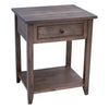 Dublin Amish 1-Drawer, Open Nightstand