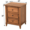 Dublin Amish 3-Drawer Nightstand