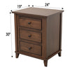 Dublin Amish 3-Drawer Nightstand