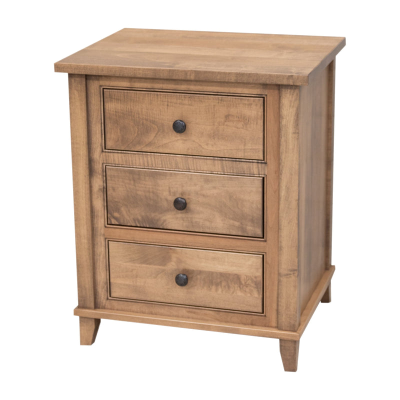 Dublin Amish 3-Drawer Nightstand