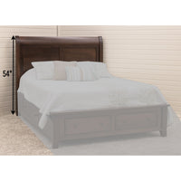 Dublin Amish Avondale Sleigh Solid Wood Headboard Only