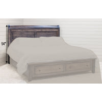 Dublin Amish Avondale Sleigh Solid Wood Headboard Only