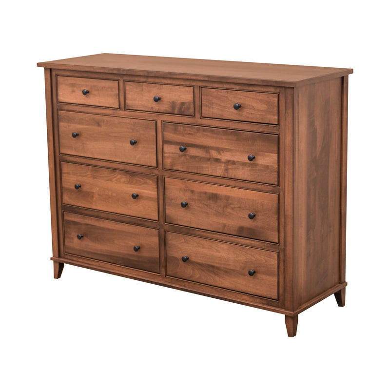 Dublin Amish 9-Drawer Tall Dresser