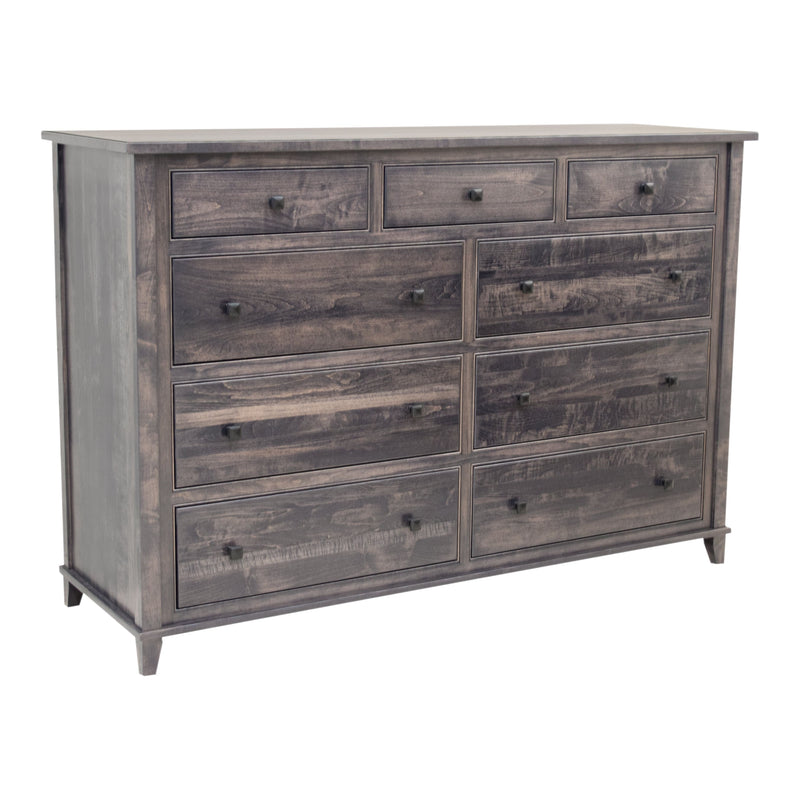 Dublin Amish 9-Drawer Tall Dresser