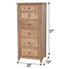 Dublin Amish 6-Drawer Lingerie Dresser