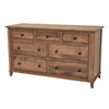 Dublin Amish 7-Drawer Low Dresser