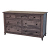 Dublin Amish 7-Drawer Low Dresser