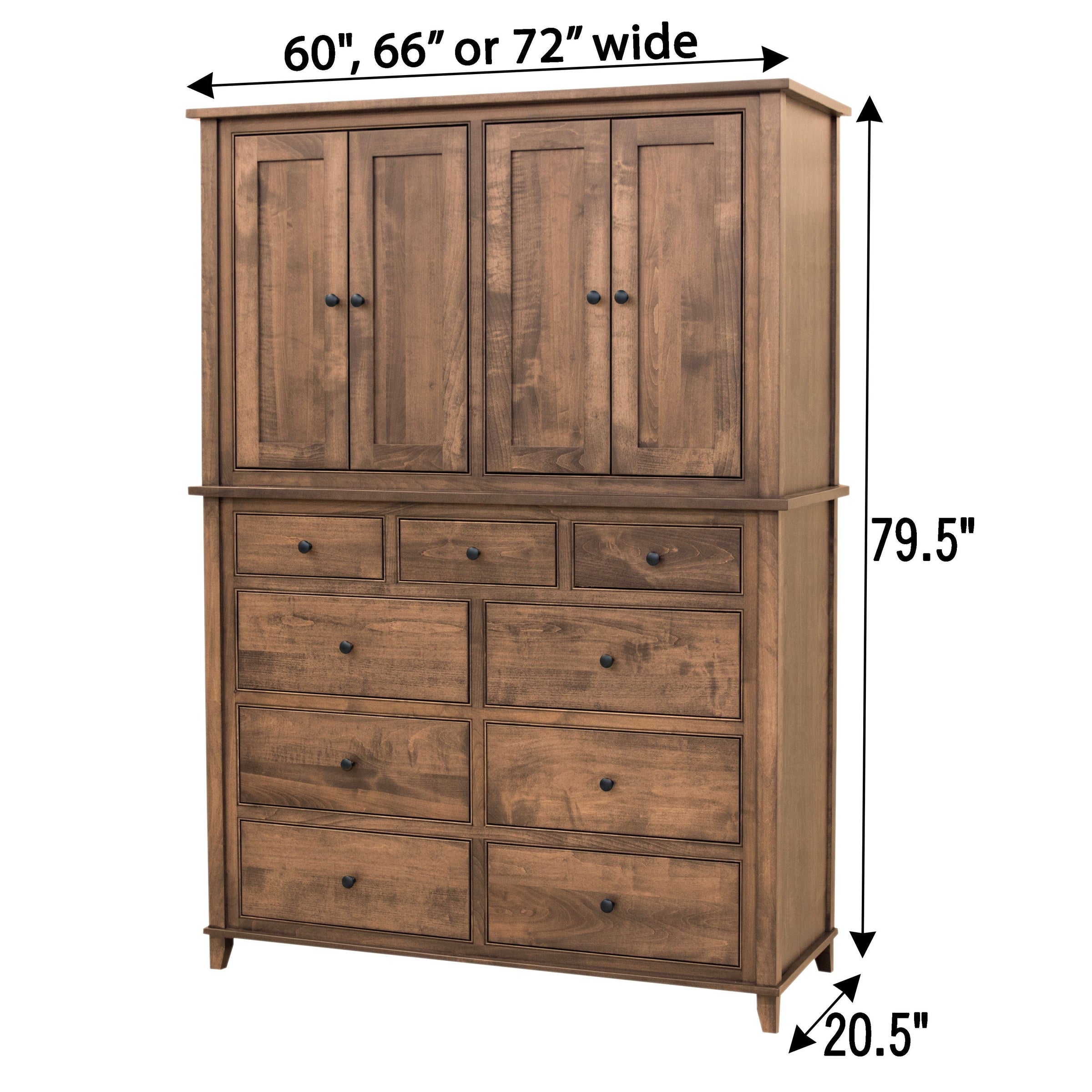 Dublin Amish Mule Chest Armoire