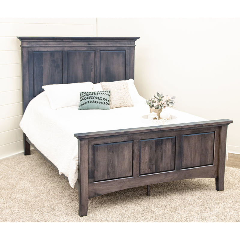 Dublin Amish Wood Panel Bed