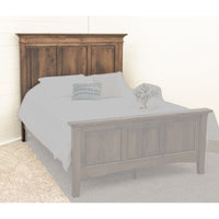 Dublin Amish Solid Wood Panel Headboard Only