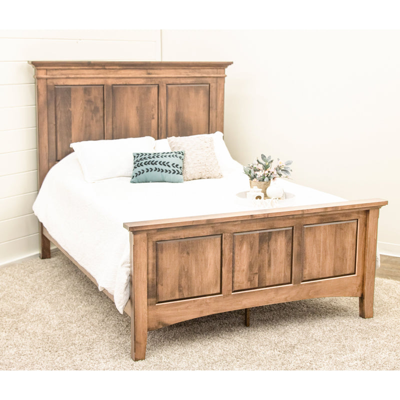 Dublin Amish Wood Panel Bed