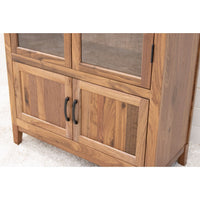 Woodstock Walnut Wood Arched Display Cabinet | NAT