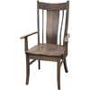 Emerald White Oak Wood Arm Dining Chair | SB