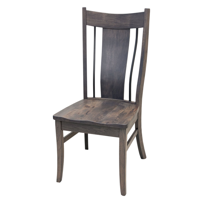 Emerald Hickory Wood Side Dining Chair | GS