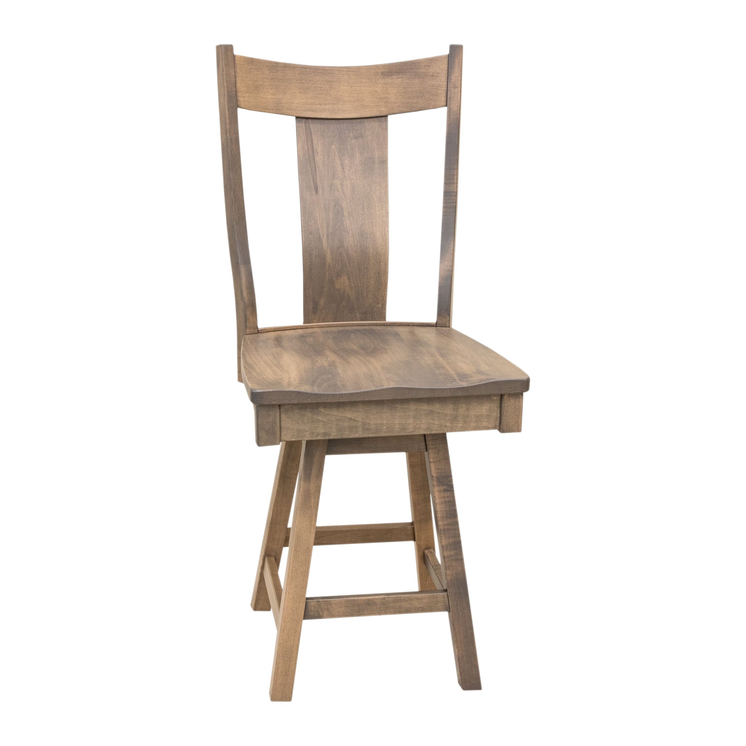 Emerald 24" Maple Wood Swivel Bar Stool | SP
