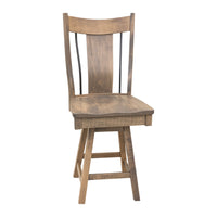 Emerald 24" Maple Wood Swivel Bar Stool | SP