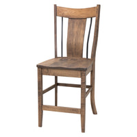 Emerald 24" Maple Wood Stationary Bar Stool | CO