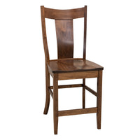 Emerald 24" Maple Wood Stationary Bar Stool | ASB