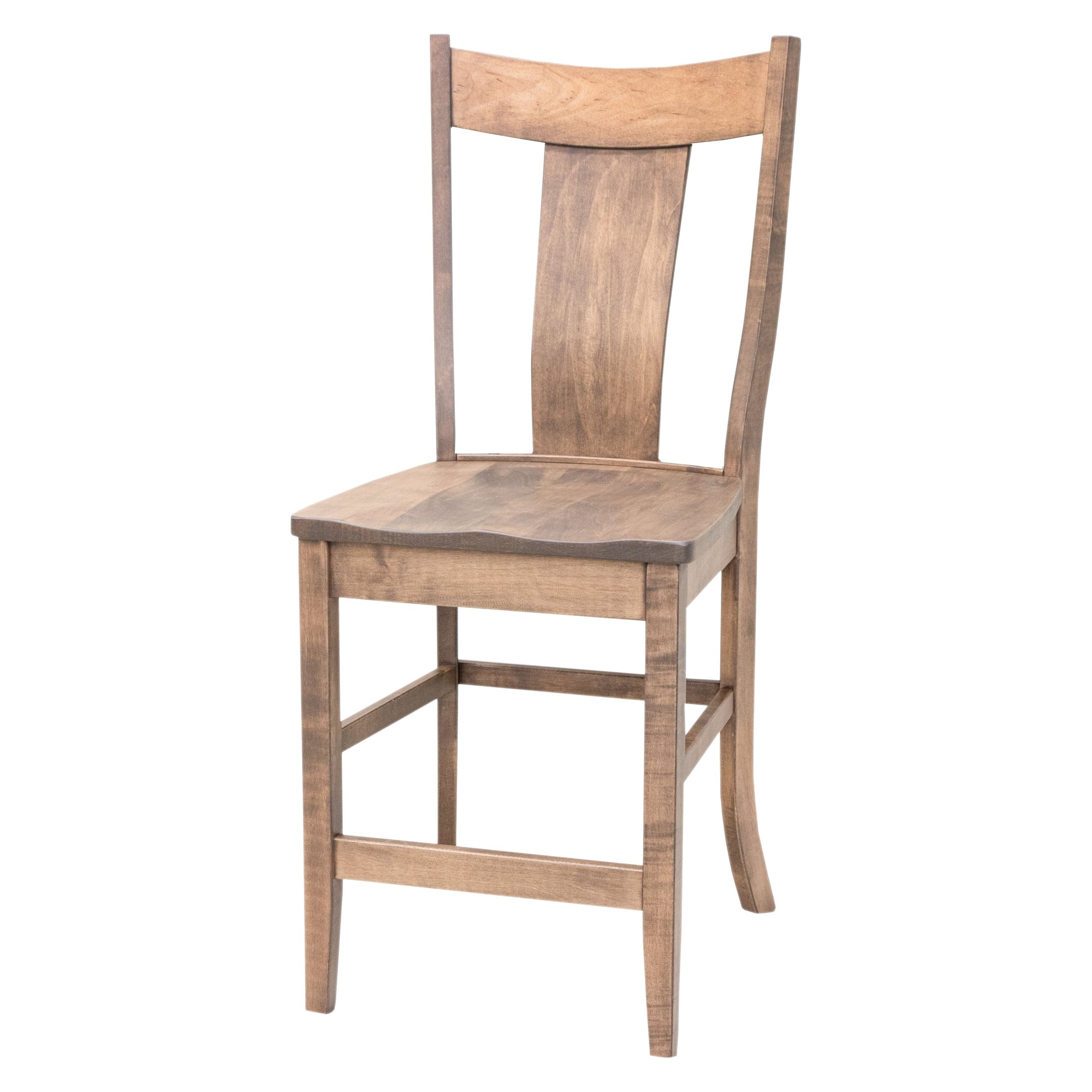 Emerald 24" Maple Wood Stationary Bar Stool | WB