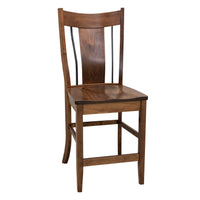 Emerald 24" Maple Wood Stationary Bar Stool | ASB