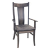 Emerald Maple Wood Arm Dining Chair | GS