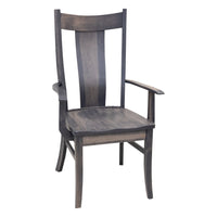 Emerald Maple Wood Arm Dining Chair | GS