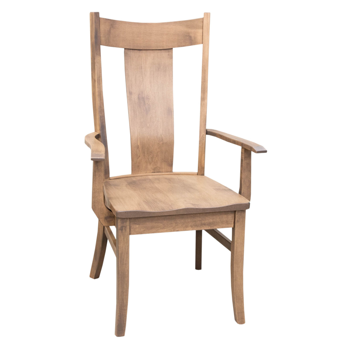 Emerald Maple Wood Arm Dining Chair | WB