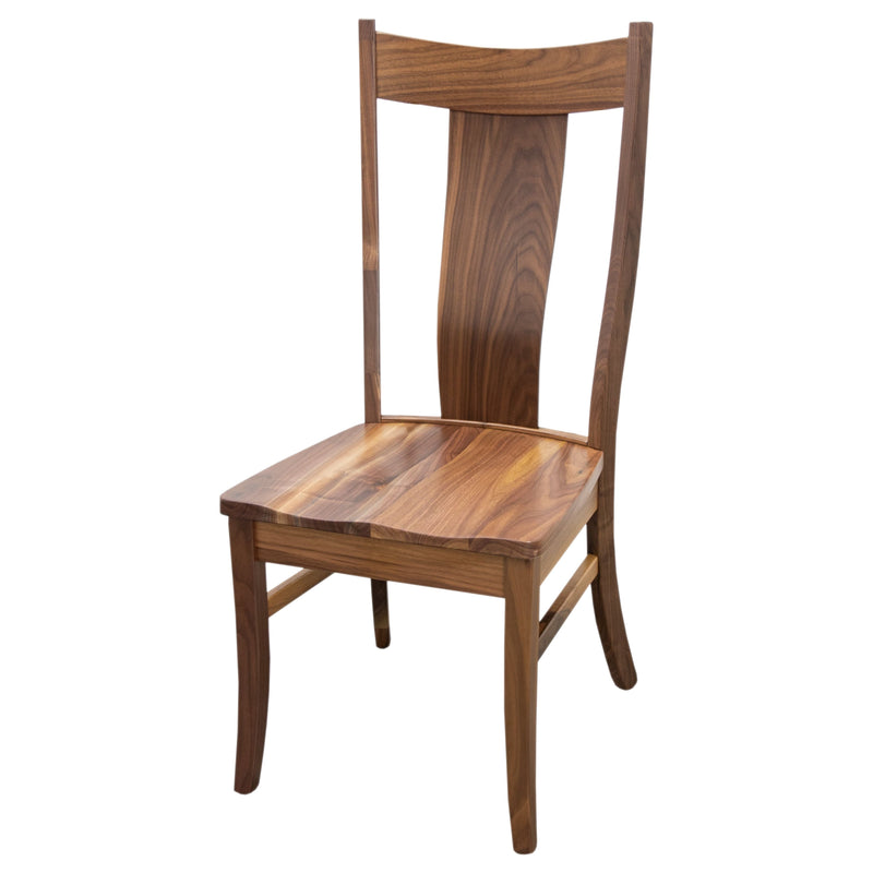 Emerald Walnut Wood Side Dining Chair | NAT
