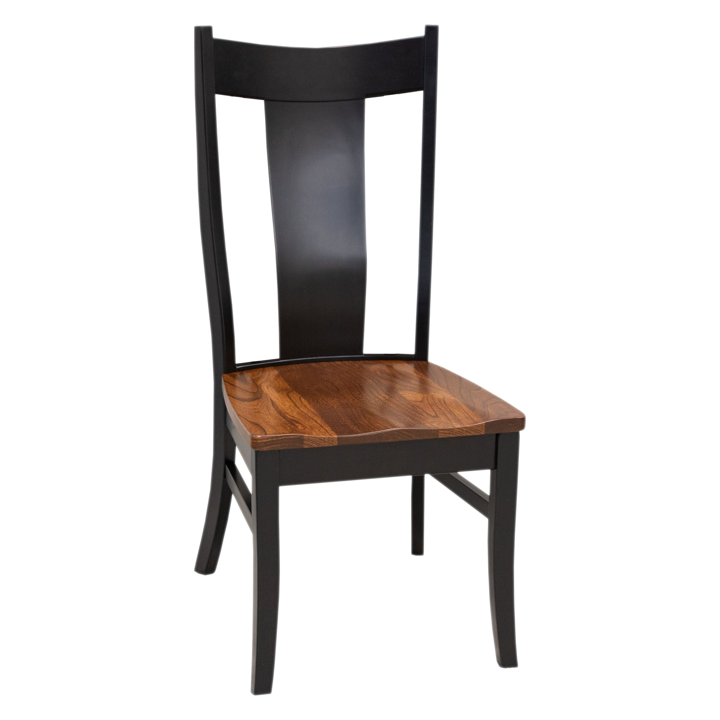 Emerald Black & Wood Side Dining Chair | M-EB&E-MC