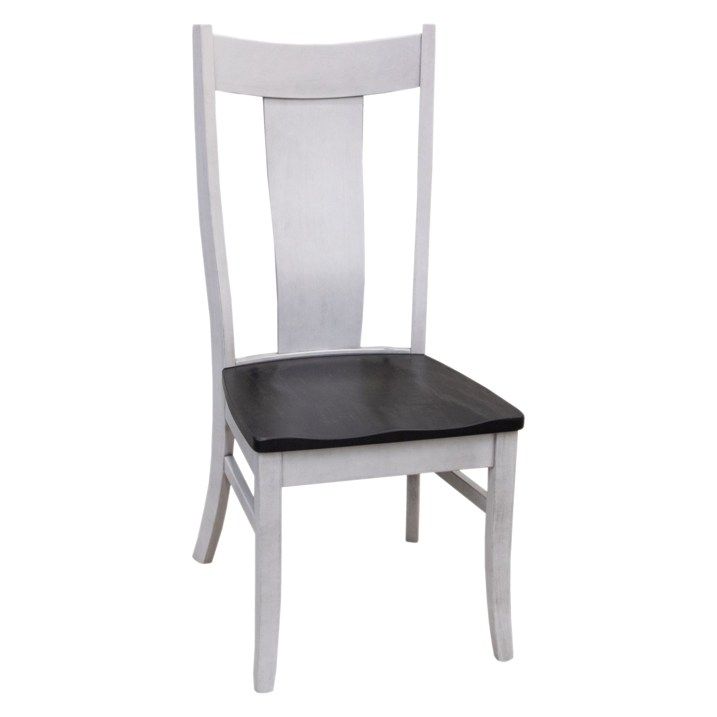 Emerald White & Wood Side Dining Chair | M-AV&GS