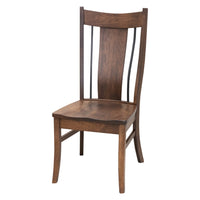 Emerald Hickory Wood Side Dining Chair | BV