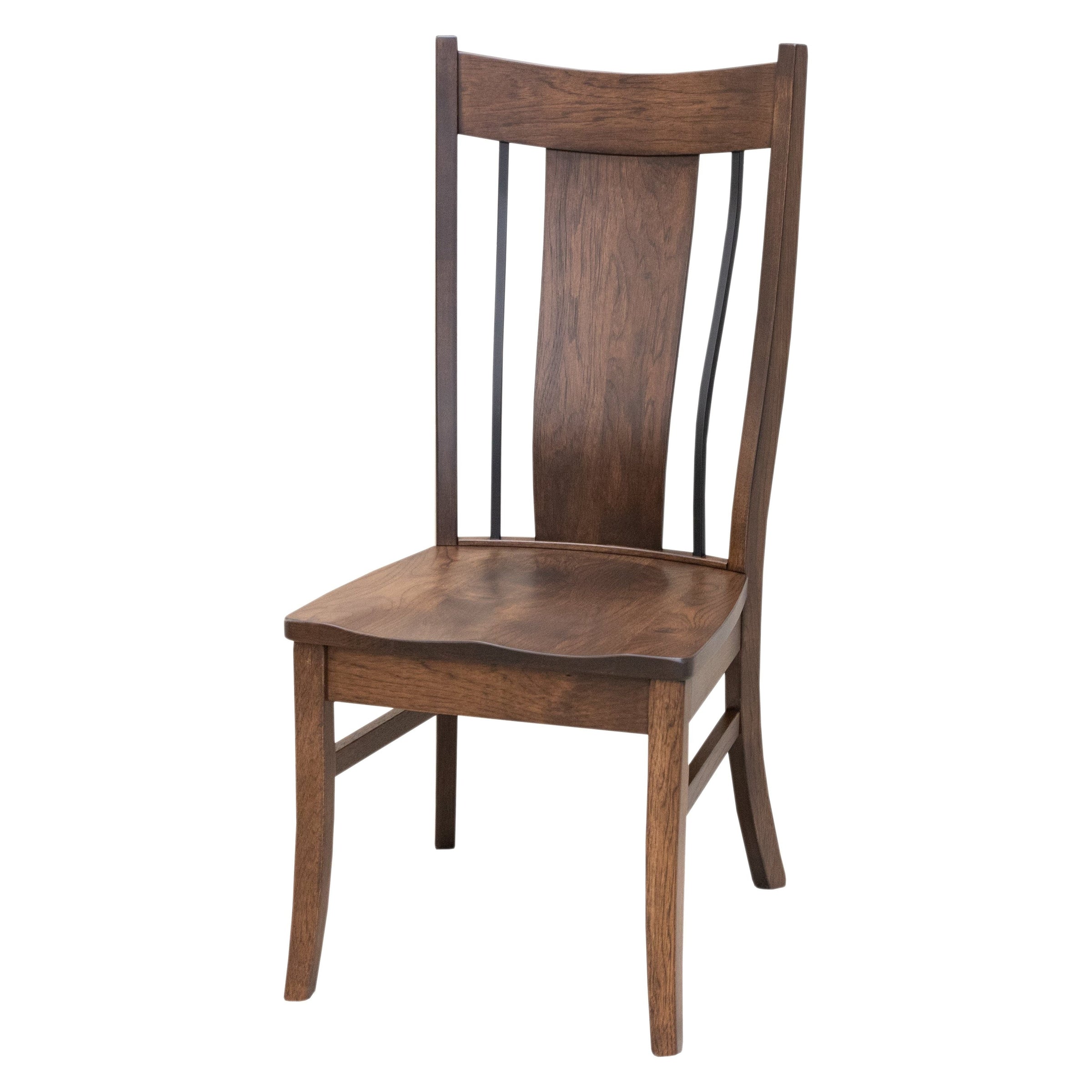 Emerald Hickory Wood Side Dining Chair | BV
