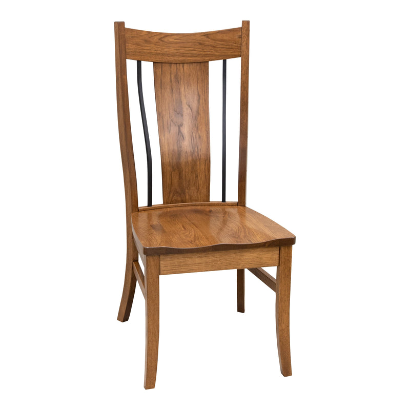 Emerald Hickory Wood Side Dining Chair | HC