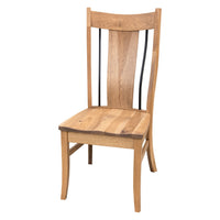 Emerald Hickory Wood Side Dining Chair | WB