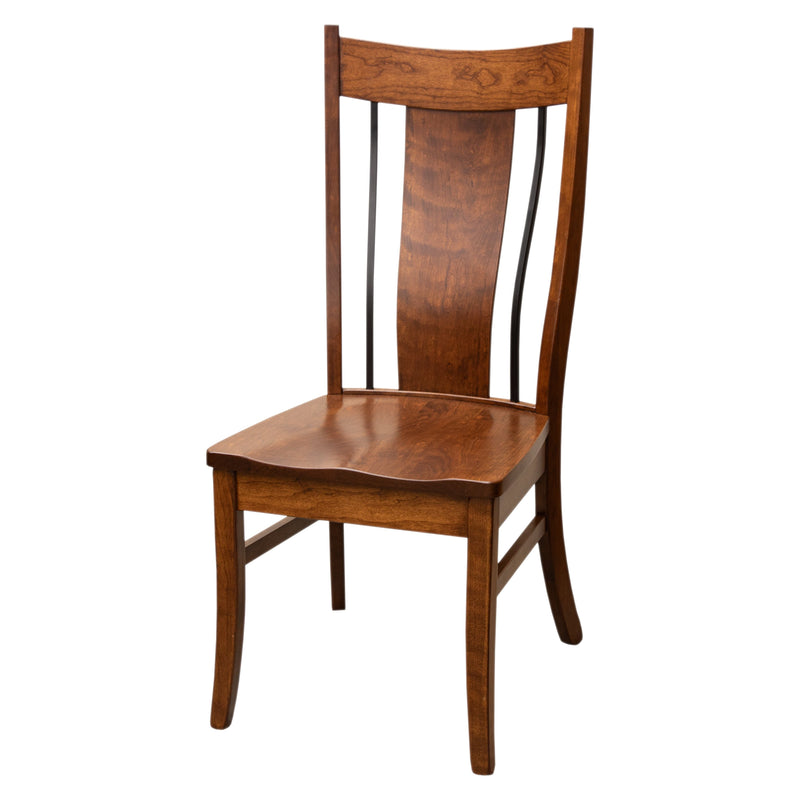 Emerald Cherry Wood Side Dining Chair | MC