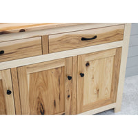 Eleanor Shaker Hickory Wood Hutch | NAT