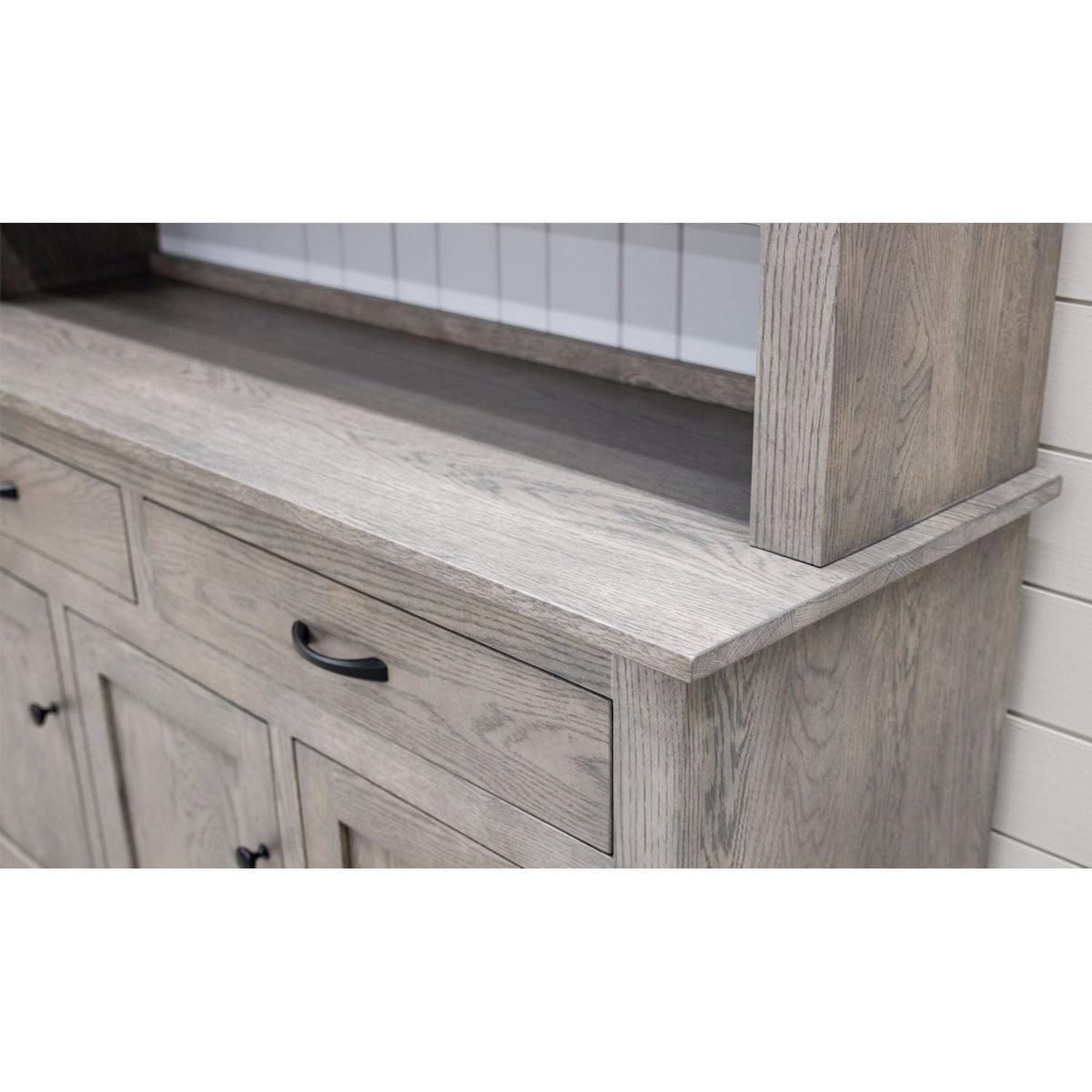 Eleanor Shaker White Oak Wood Hutch | GRB