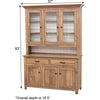 Eleanor Shaker Maple Wood Hutch | WB&DW