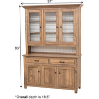 Eleanor Shaker Maple Wood Hutch | WB&DW
