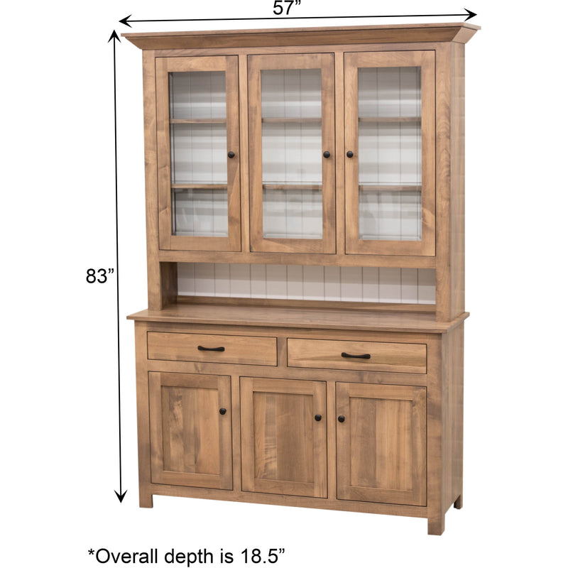 Eleanor Shaker Maple Wood Hutch | WB&DW