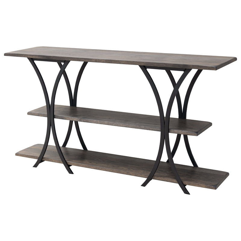 Ellipse Hickory Wood Sofa Table | GS