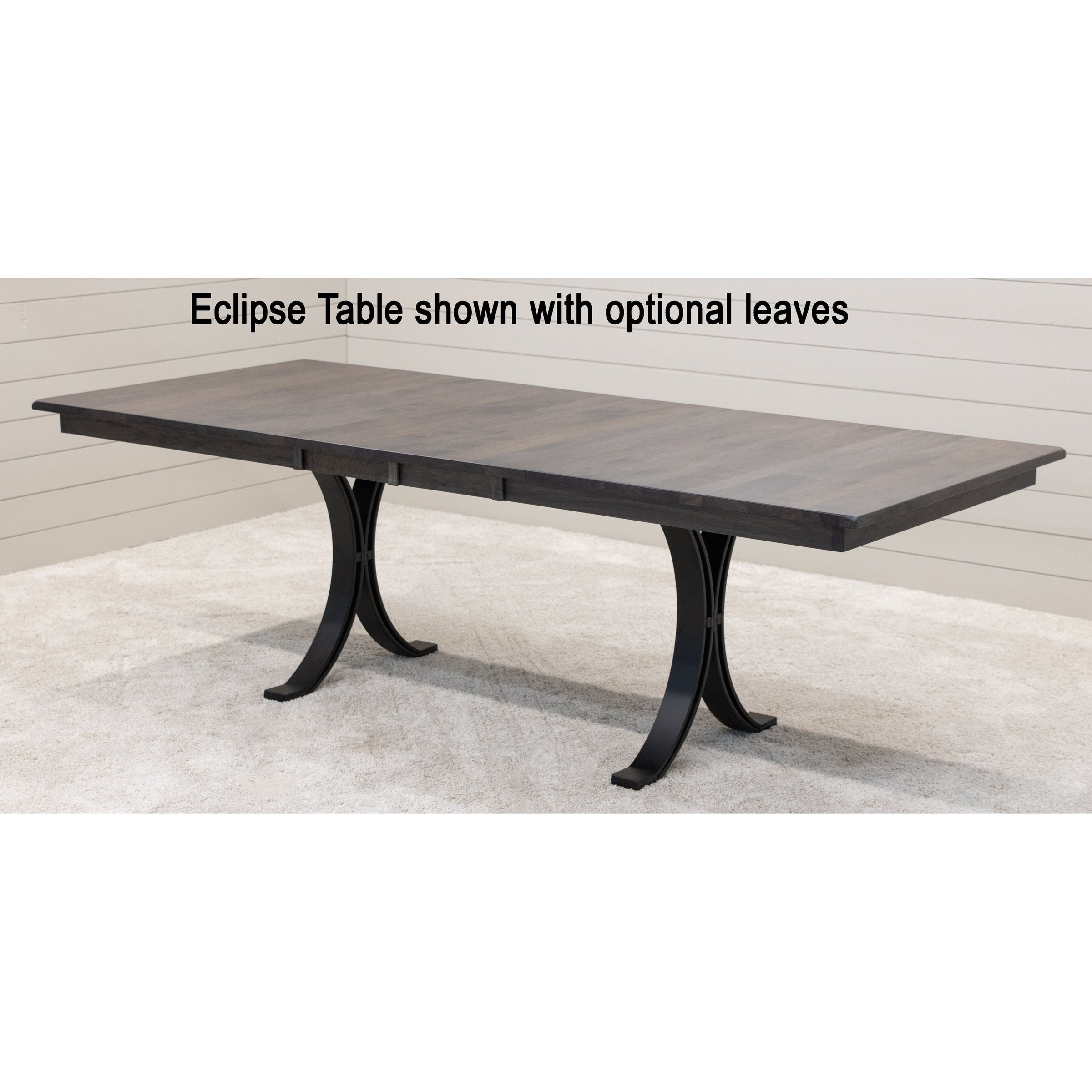 Ellipse Hickory Wood Extending Dining Table | HC