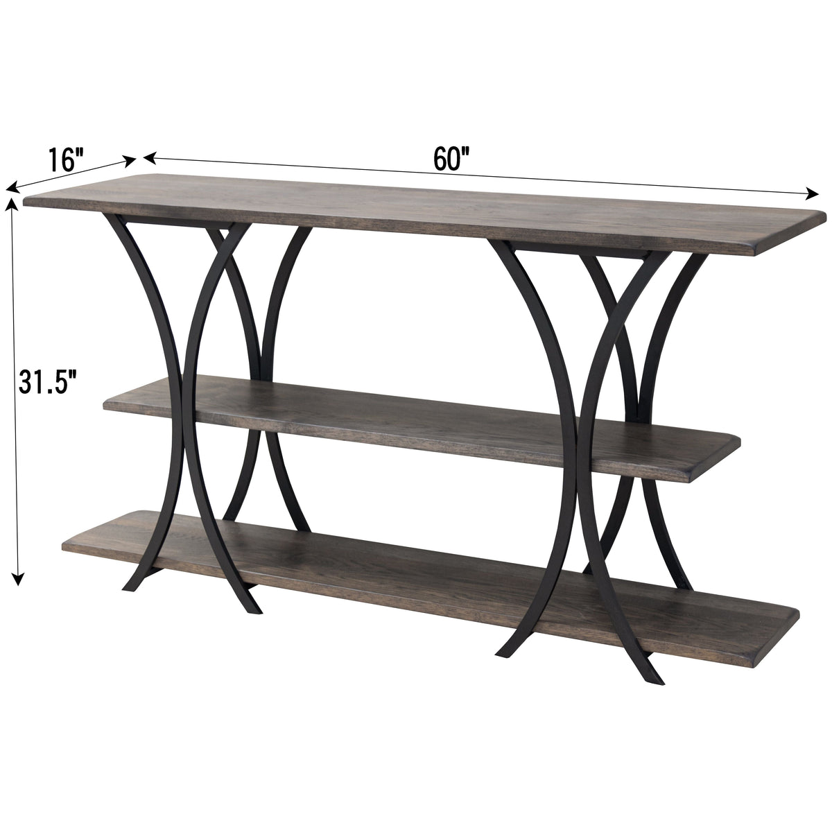 Ellipse Maple Wood Sofa Table | SP