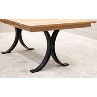 Ellipse Hickory Wood Extending Dining Table | WB