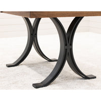 Ellipse Hickory Wood Extending Dining Table | ASB