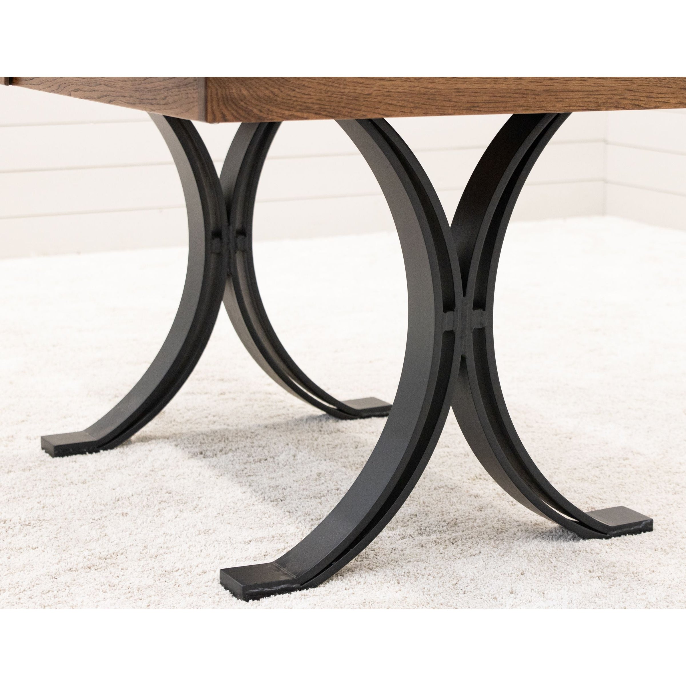 Ellipse Hickory Wood Extending Dining Table | ASB