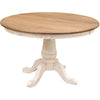 Erwin Round White & Oak Extending Dining Table | O-CS&RWO-CO
