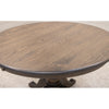 Erwin Round Oak Wood Extending Dining Table | GY