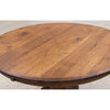 Erwin Round Hickory Wood Extending Dining Table | ASB