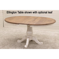 Erwin Round Hickory Wood Extending Dining Table | HC